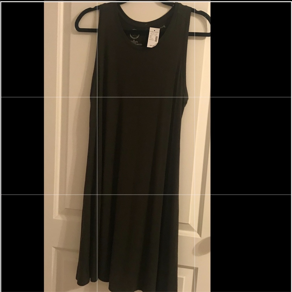 Tank top dress army green